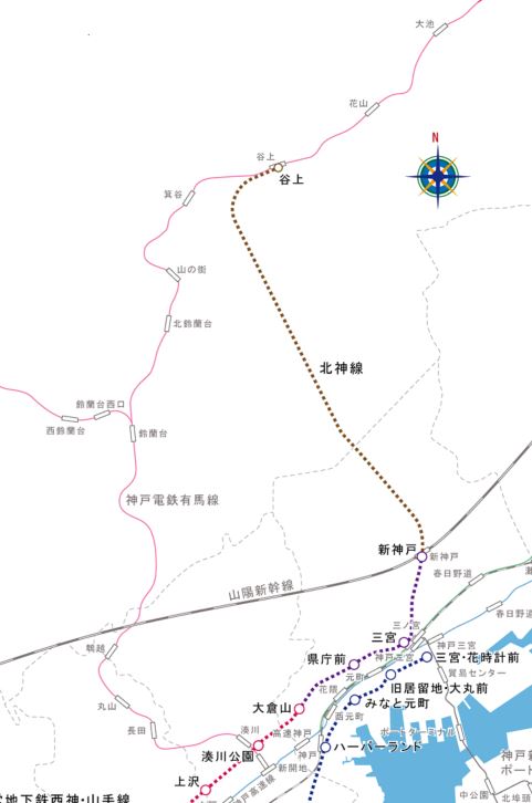 北神路線図